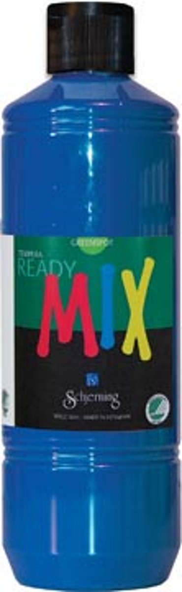 Schjerning plakkaatverf Ready Mix 500ml Blauw