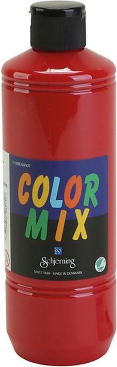 Verf - Primair Rood - Milieuvriendelijk - Greenspot Colormix - 500ml