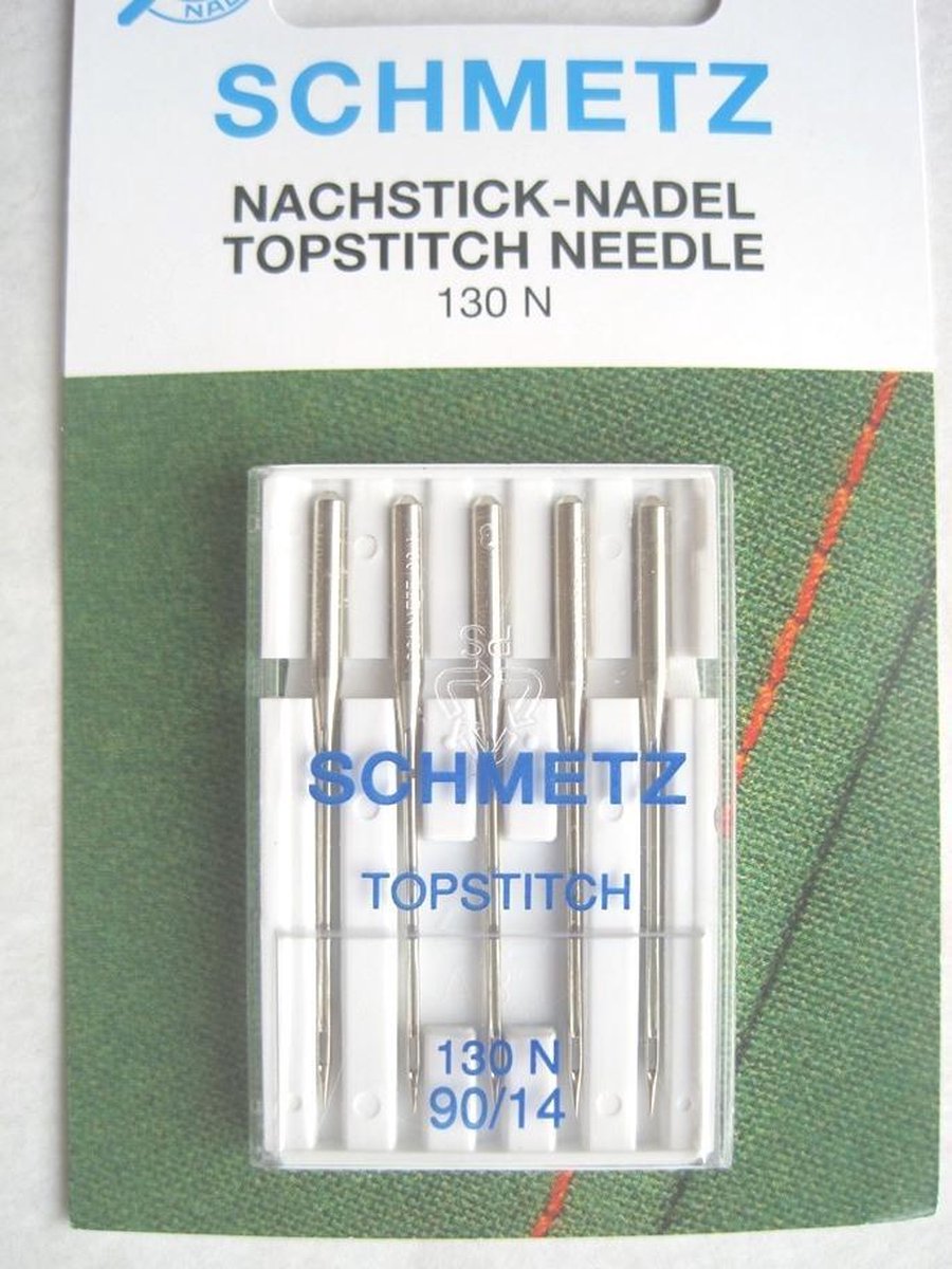 Naaimachinenaalden Schmetz Topstitch naalden, 130N 90/14, 5 stuks