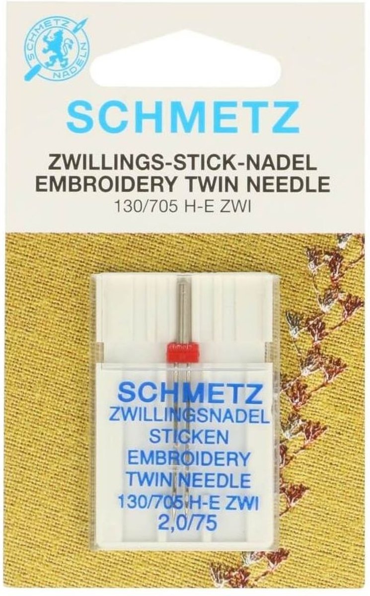 Schmetz Embroidery Twin. 2 STUKS.