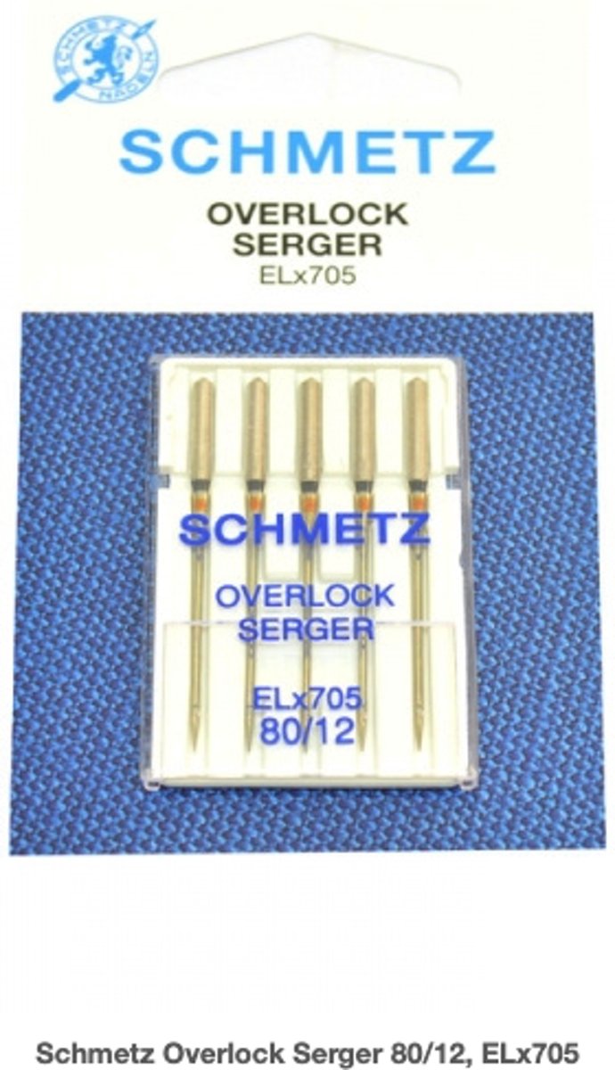 Schmetz Overlock Serger 80/12, ELx705