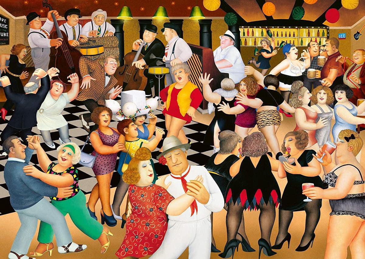 Schmidt - Partynight - Beryl Cook - dikke dames - 1000 stukjes