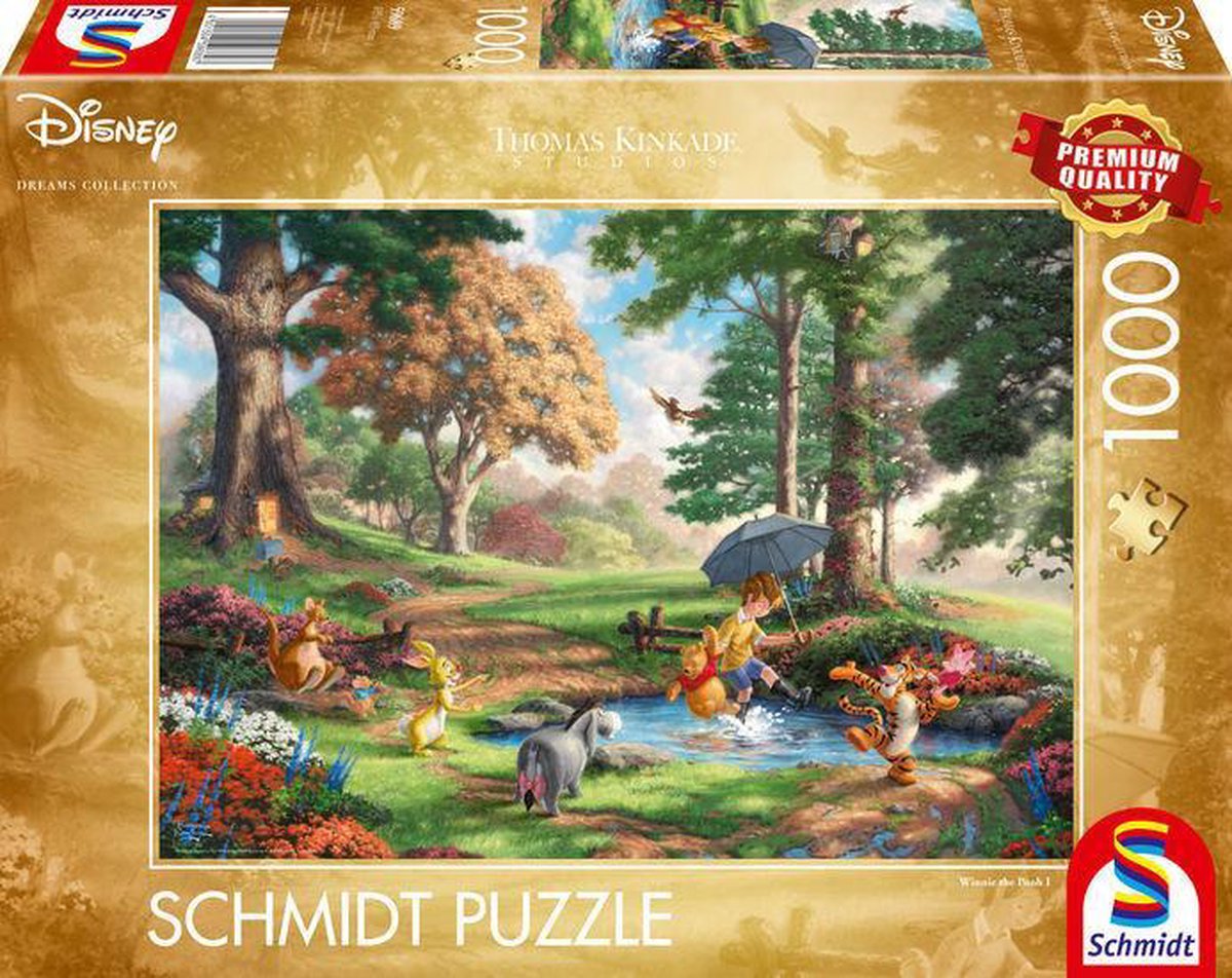 Schmidt Spiele Disney Winnie The Pooh Contourpuzzel 1000 stuk(s)