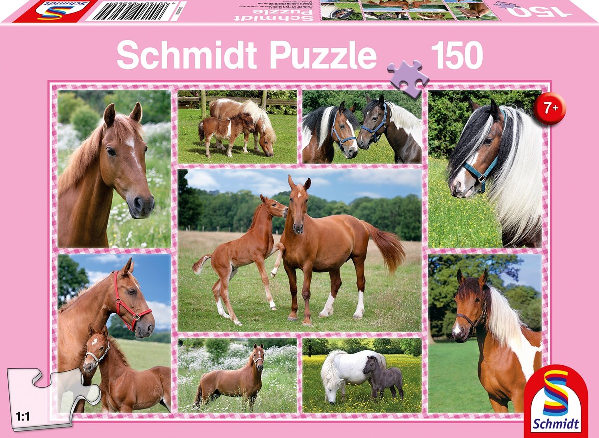 Beautiful Horses, 150 pcs Legpuzzel