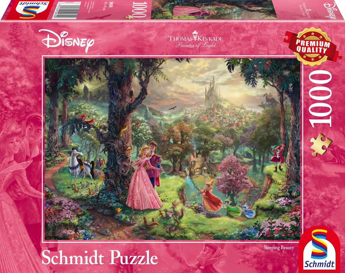 Disney Sleeping Beauty, 1000 pcs Legpuzzel