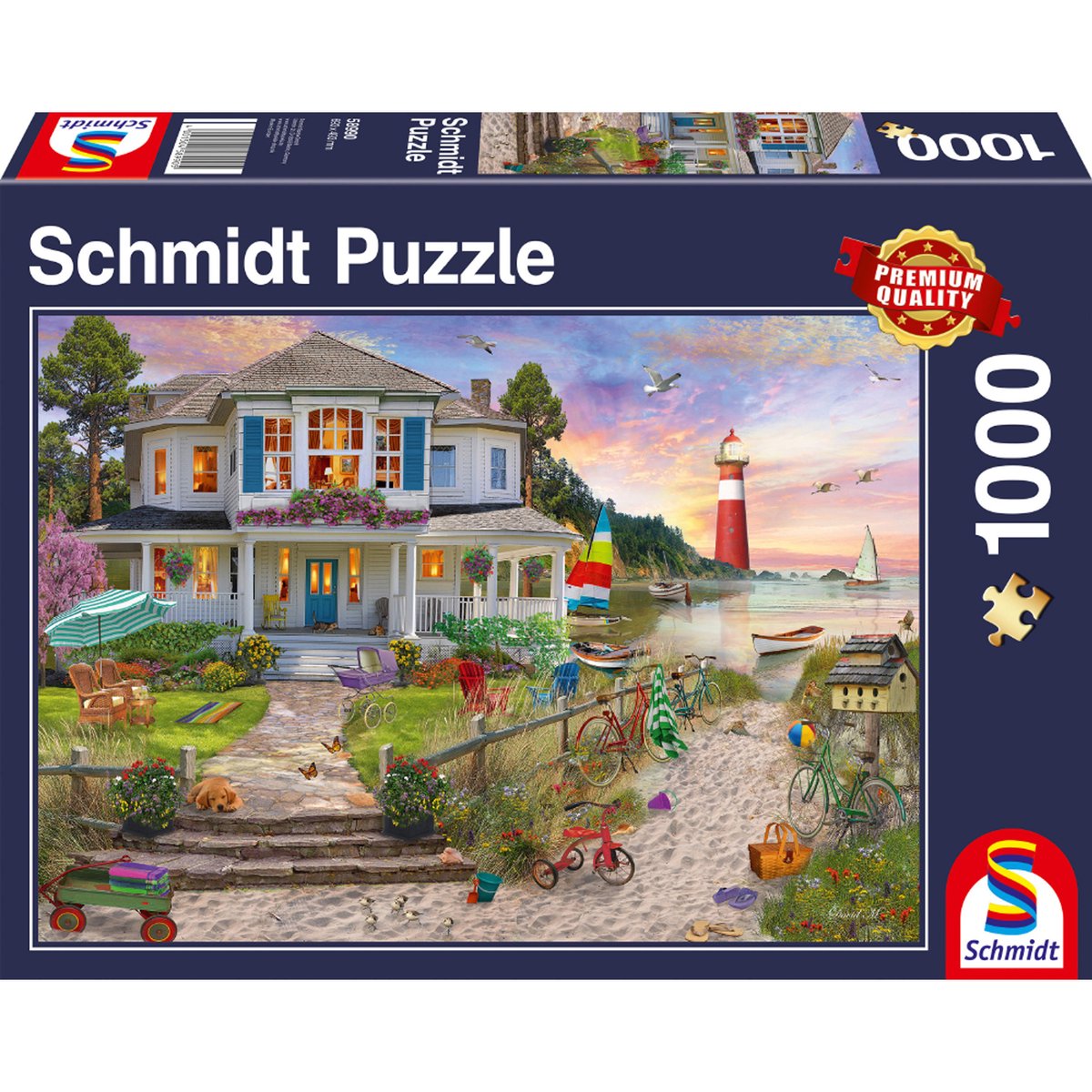 Het Strandhuis - Schmidt puzzel 1.000 stukjes