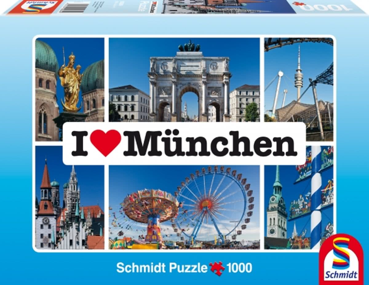 Schmidt Puzzel - I love Munchen