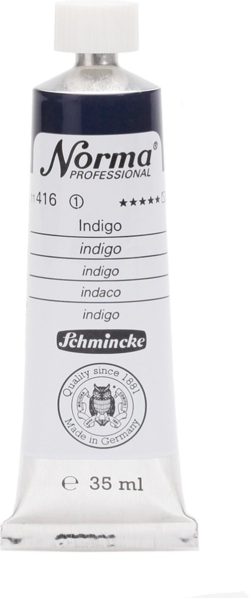Schmincke Norma Professional Olieverf 35ml - Indigo (416)