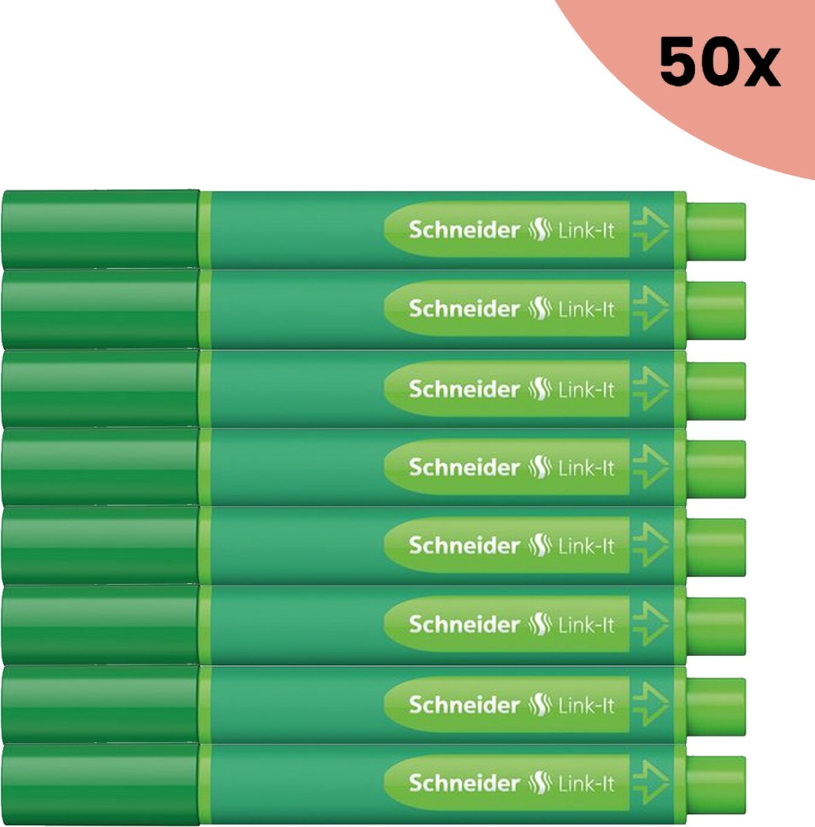 50x Viltstift Schneider Link-It 1 - 0mm blackforest-green