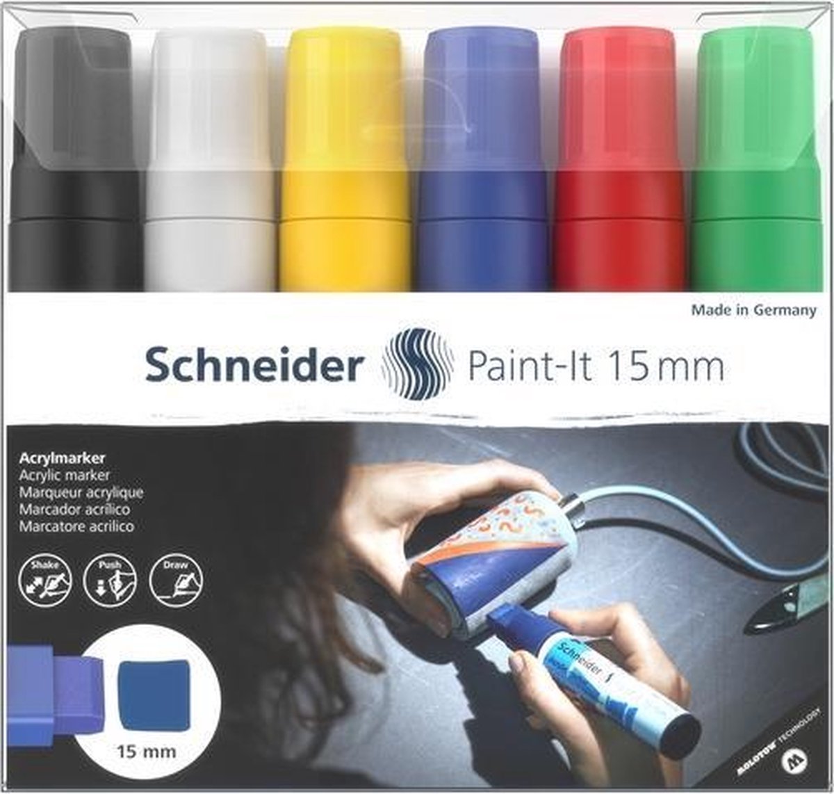 Acryl Marker Schneider Paint-it 330 15mm etui 6st.