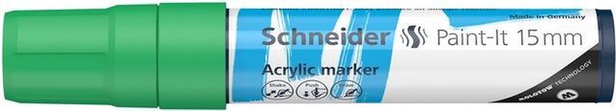 Acryl Marker Schneider Paint-it 330 15mm groen