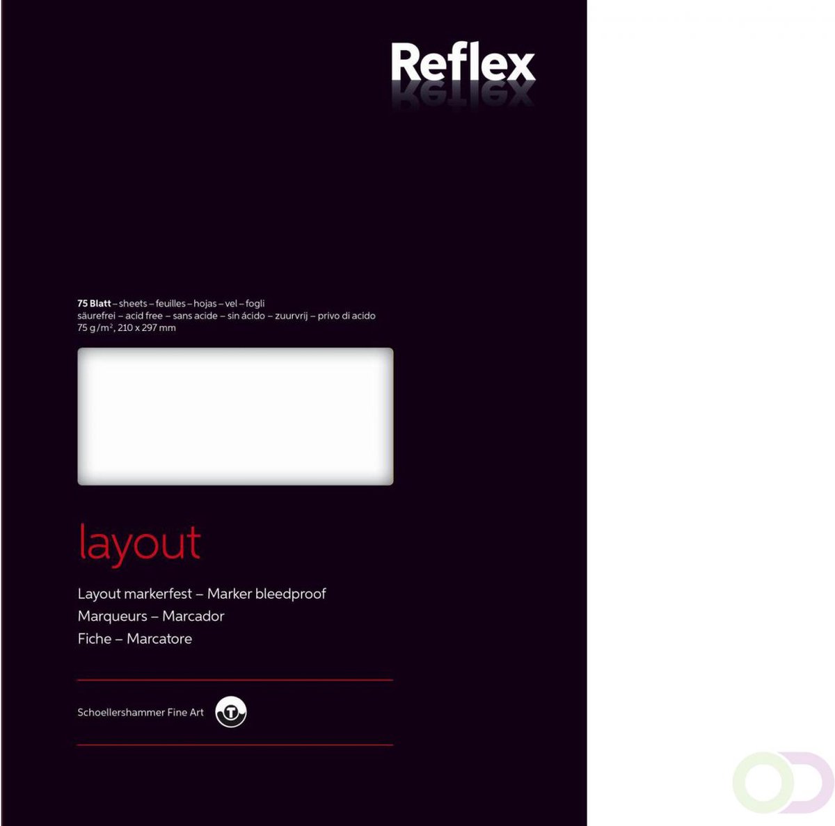 Marker-Layoutpapier A4 75g/m2 75 vel VF5004273