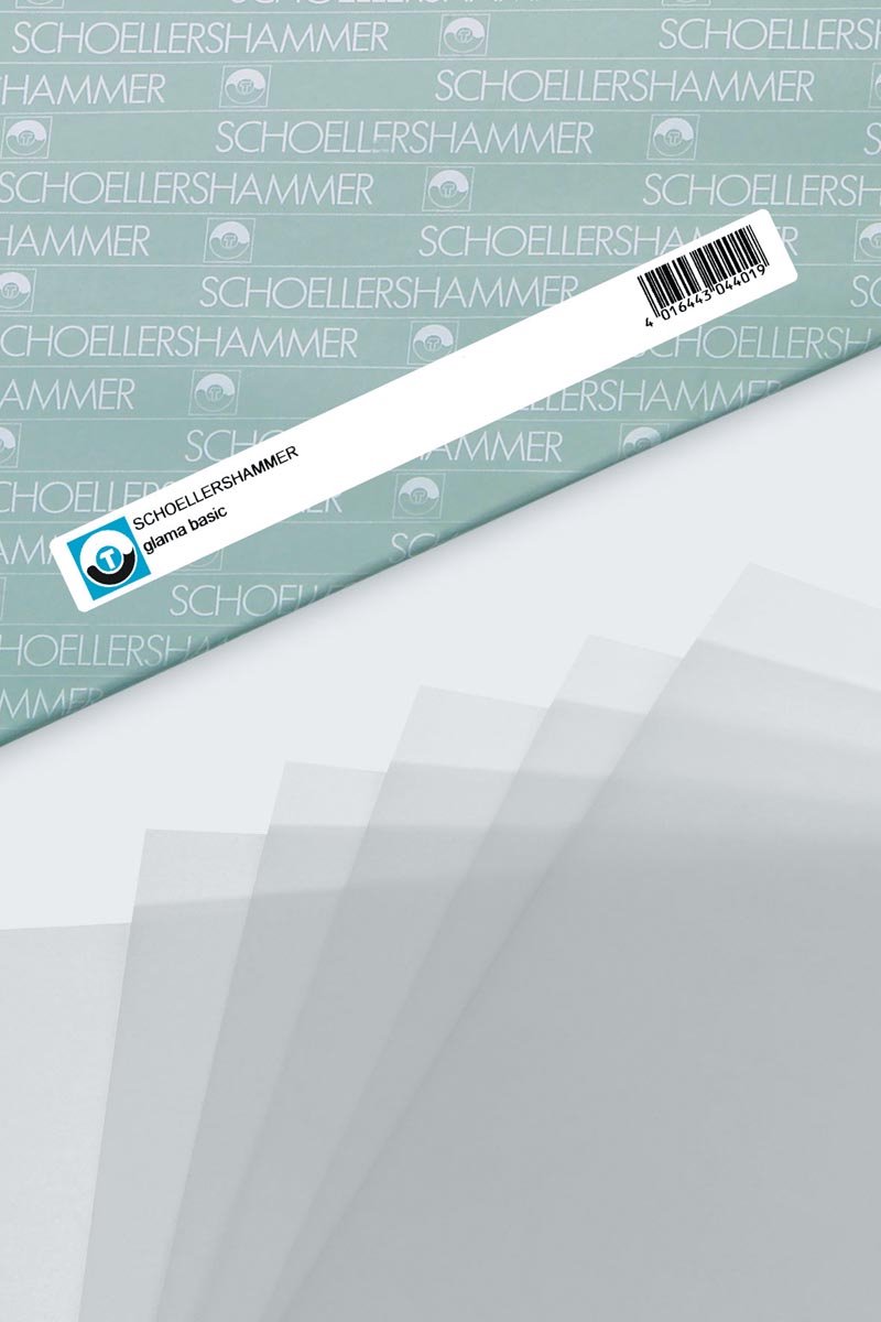 Schoellershammer Glama transparant papier, A4, 90 g/m², blok van 250 vel