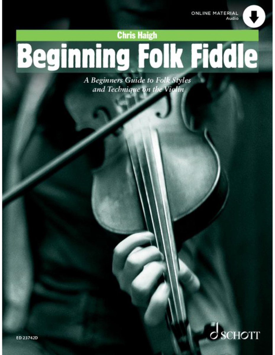 Schott Music Beginning Folk Fiddle - Lesboek voor snaarinstrumenten