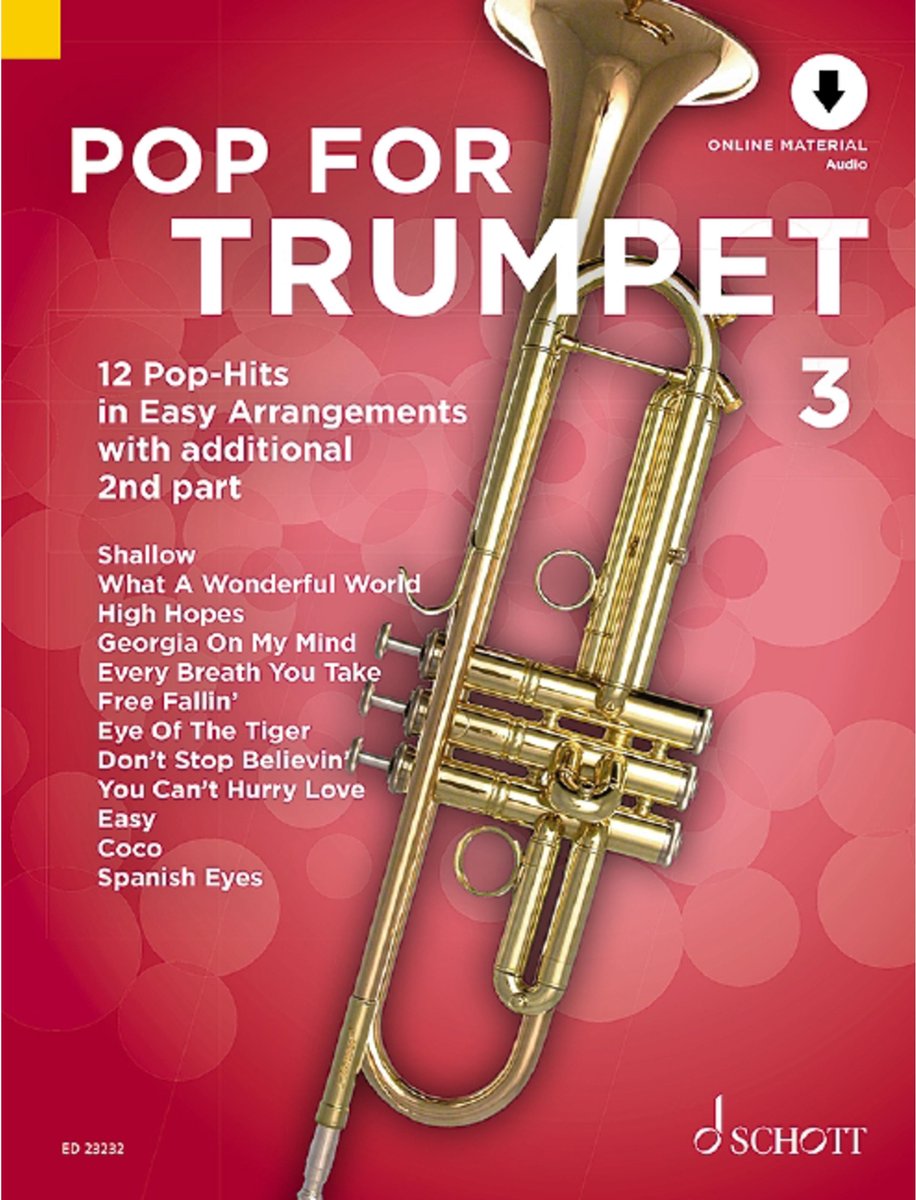 Schott Music Pop For Trumpet 3 - Play-Along / Multimedia / DVD / CD