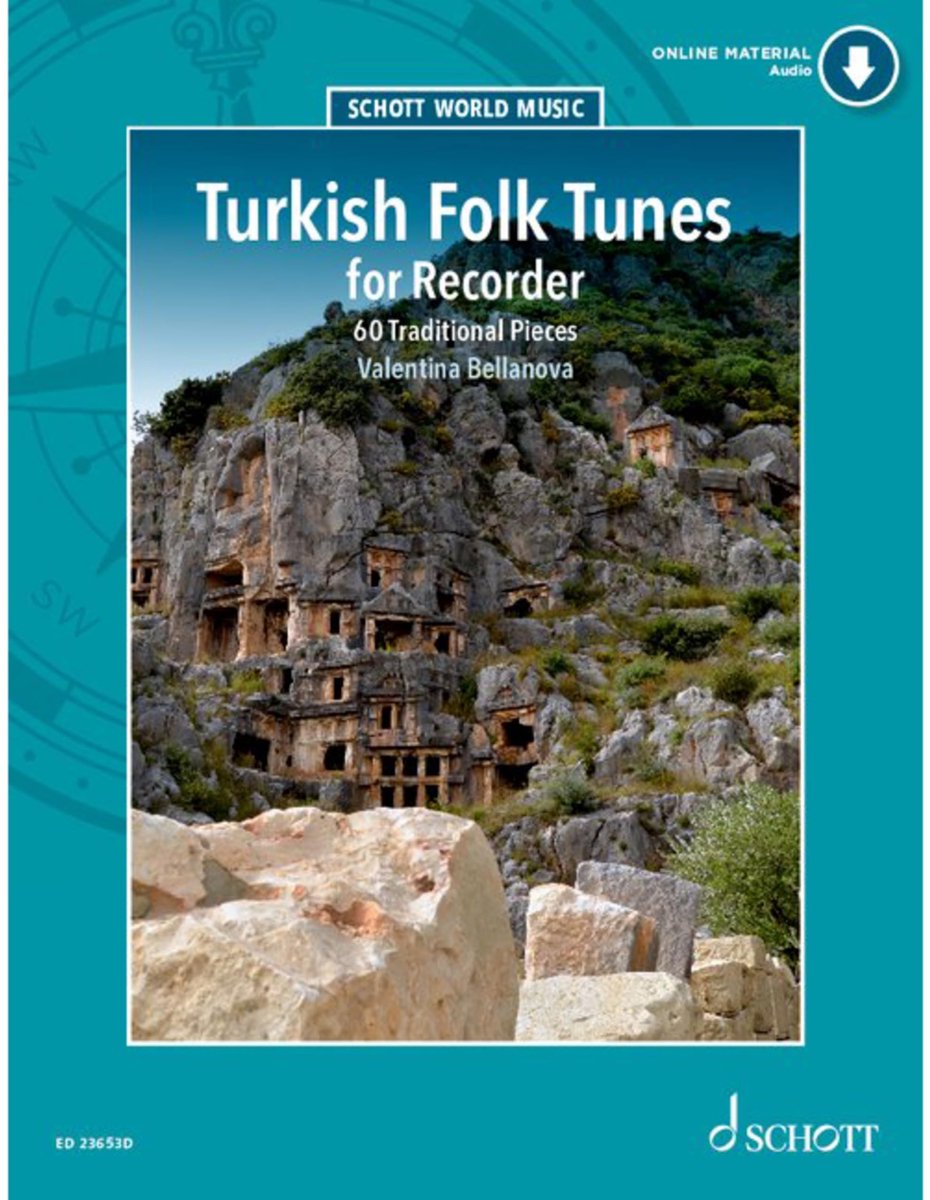 Schott Music Turkish Folk Tunes for Recorder - Songboek voor blokfluit