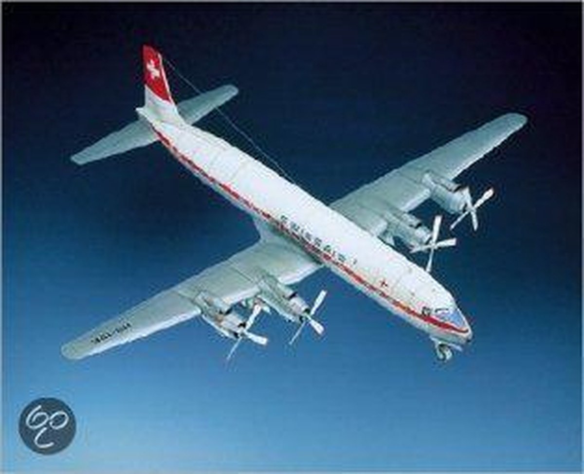 Bouwplaat Douglas DC-7C SEVEN SEAS