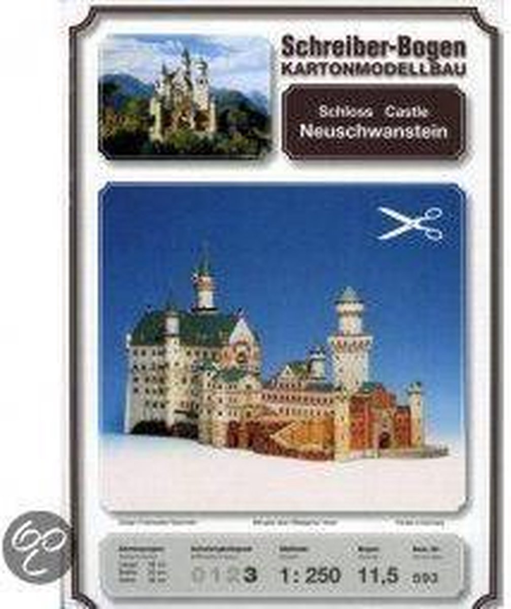 Bouwplaat Neuschwanstein Castle