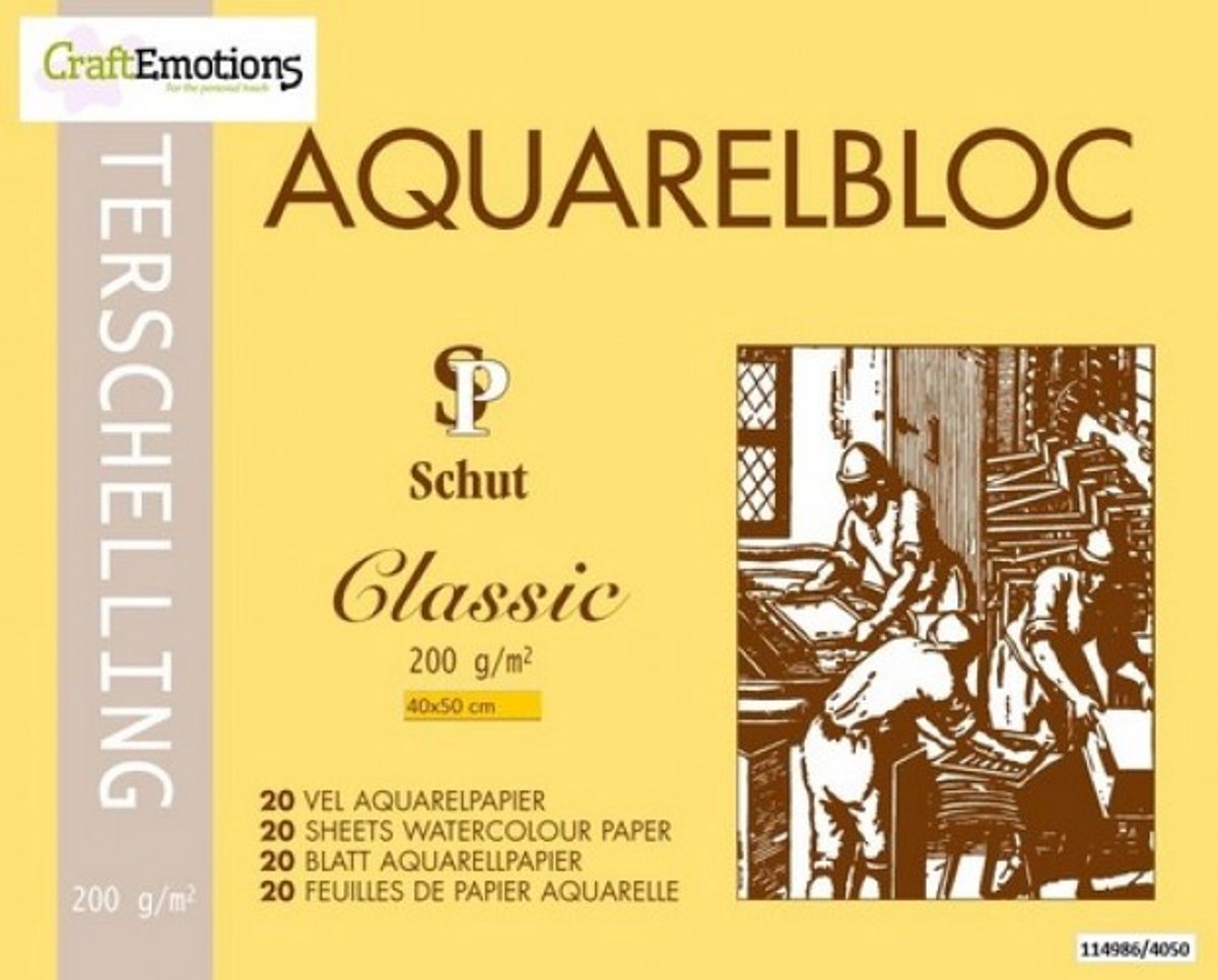 Schut - Block Terschelling Classic 200gr/m2 40x50cm