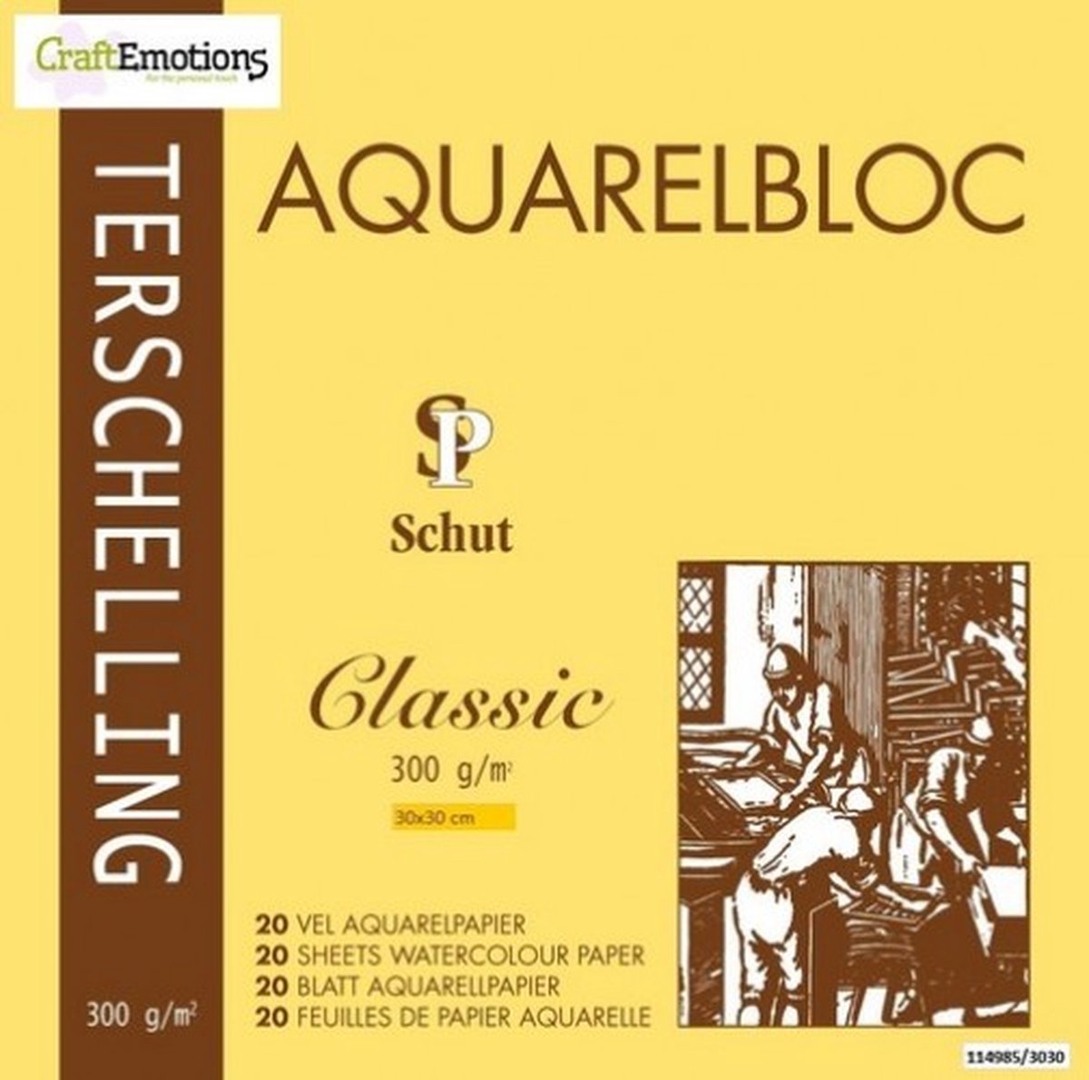 Schut - Block Terschelling Classic 300gr/m2 30x30cm