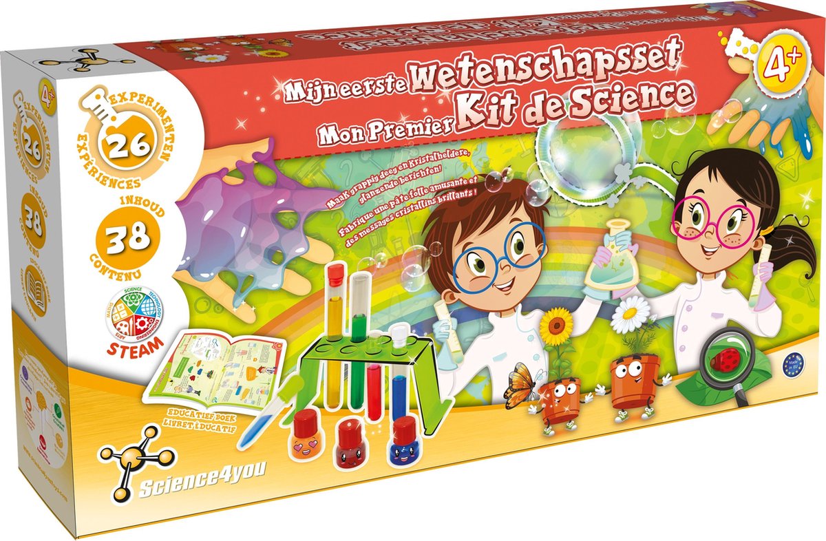 Science4you - Mijn Eerste Wetenschapsset - Experimenteerset