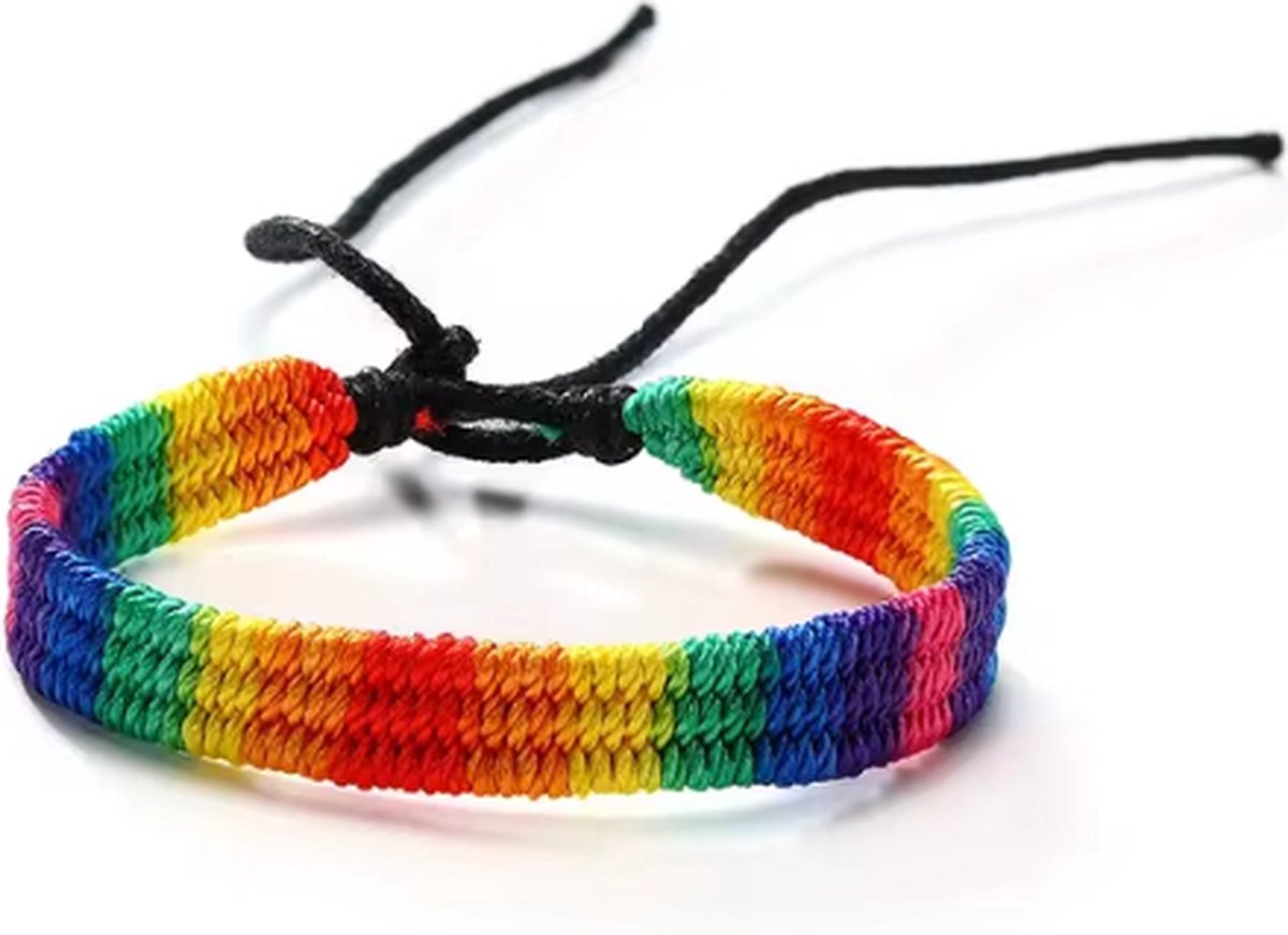 Pride Armband - Regenboog - LGBTQ - Verstelbaar - One Size
