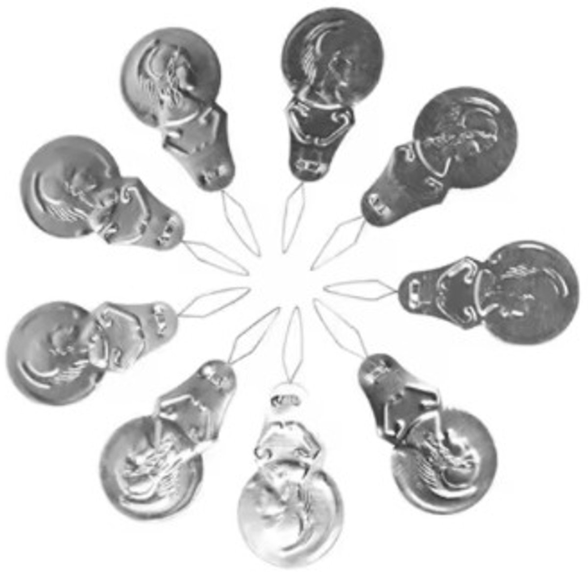 Scoby - Draaddoorstekers - Naai Hulpje - Naaien - Threader - Whilhelmientje - 10 Stuks - Metaal