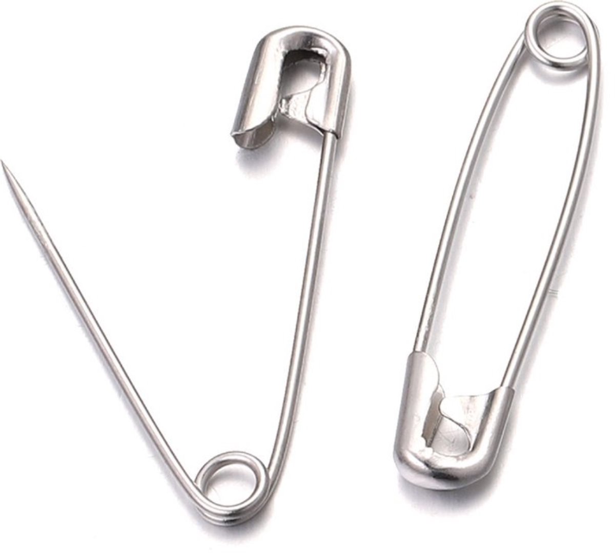   - Veiligheidsspelden - Handwerk Accessoire - Safety Pins - 6 Stuks - 3CM - Universeel - Zilver