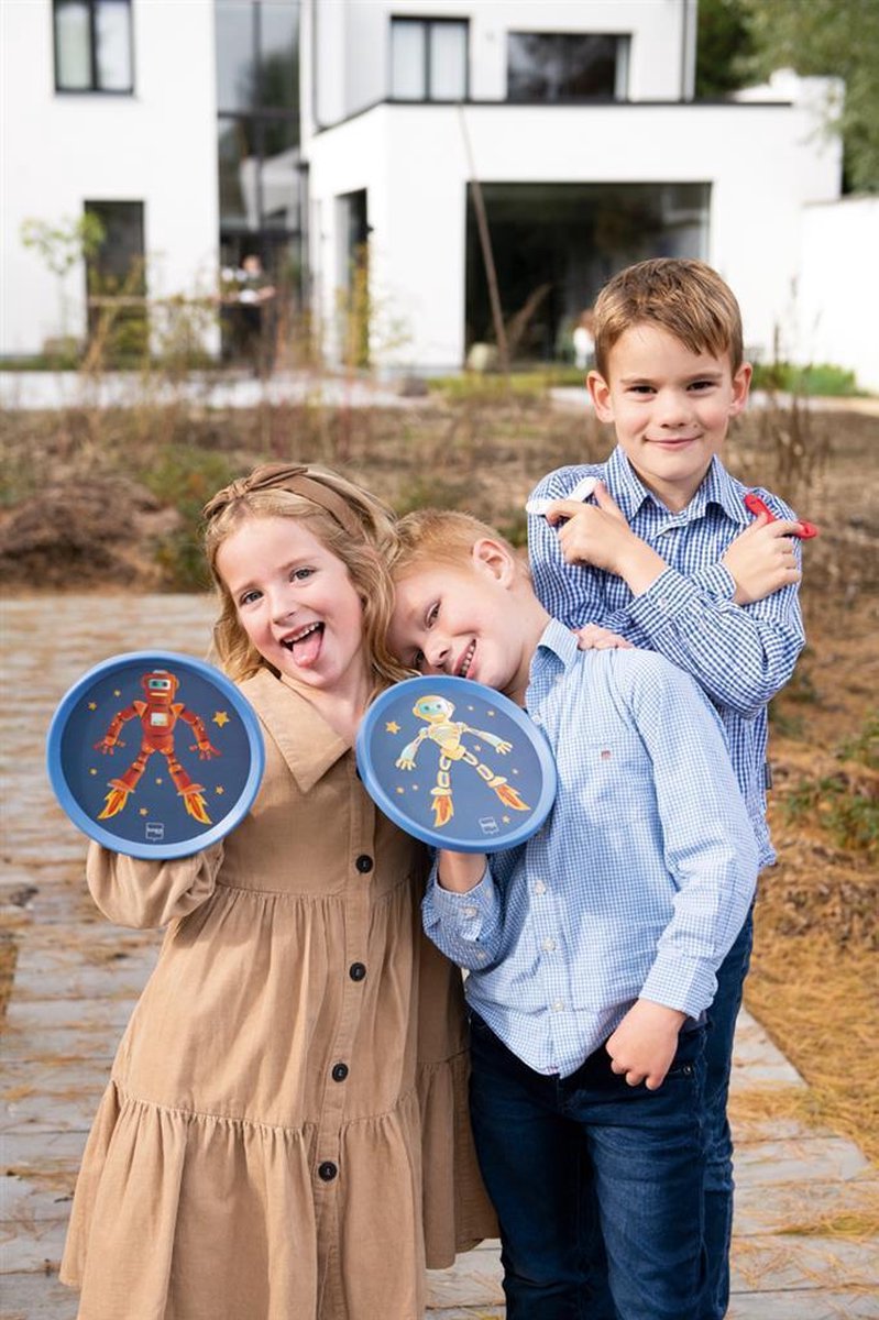 Scratch Active Play: HAND-DISKER DUO / Robot diam.17cm, met 1 magnetische diskers, in doos, 3+