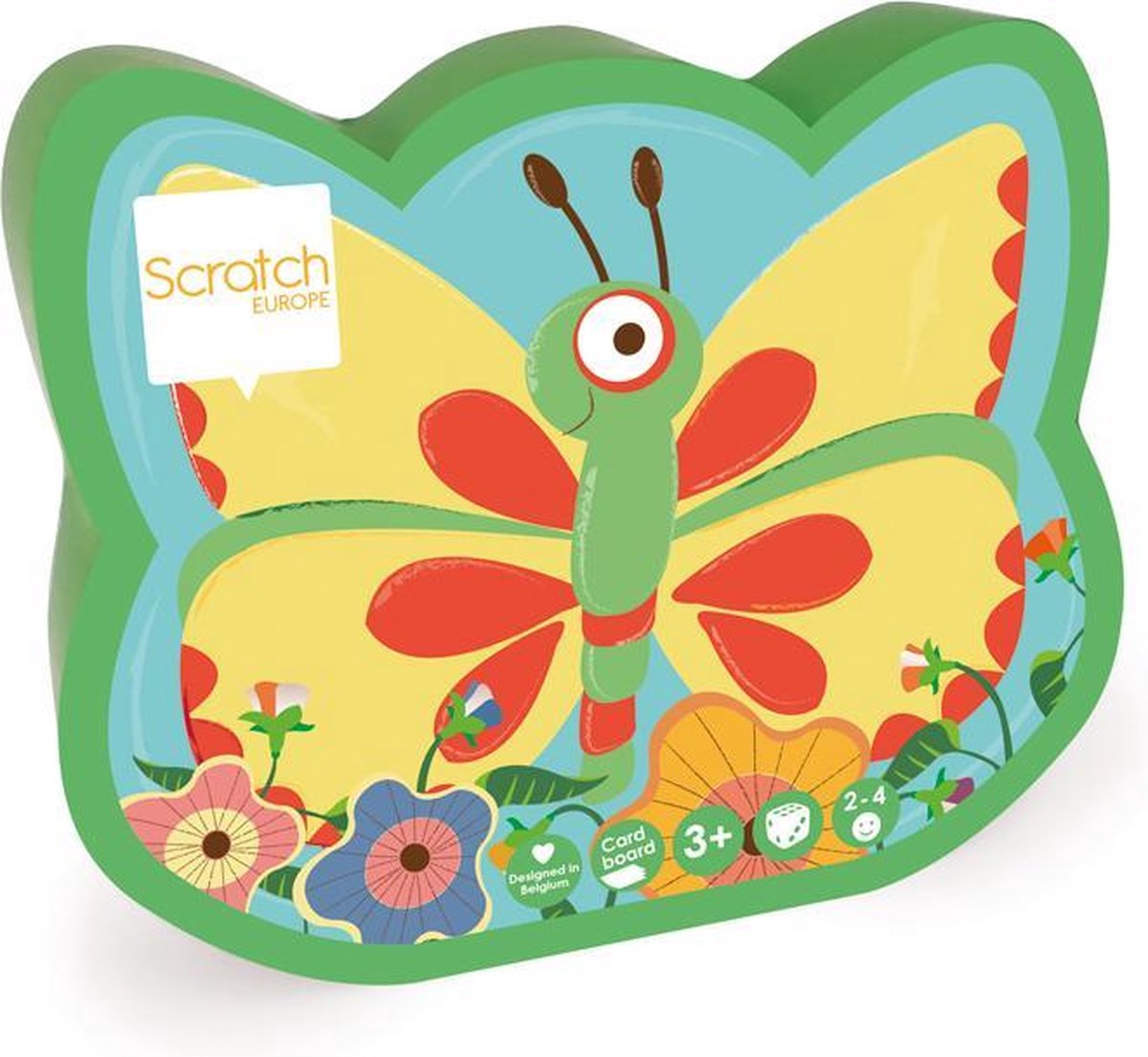 Scratch Mini Game: CATCH-A-BUTTERFLY, in vormendoos 13x10,8x3,5cm, 3+