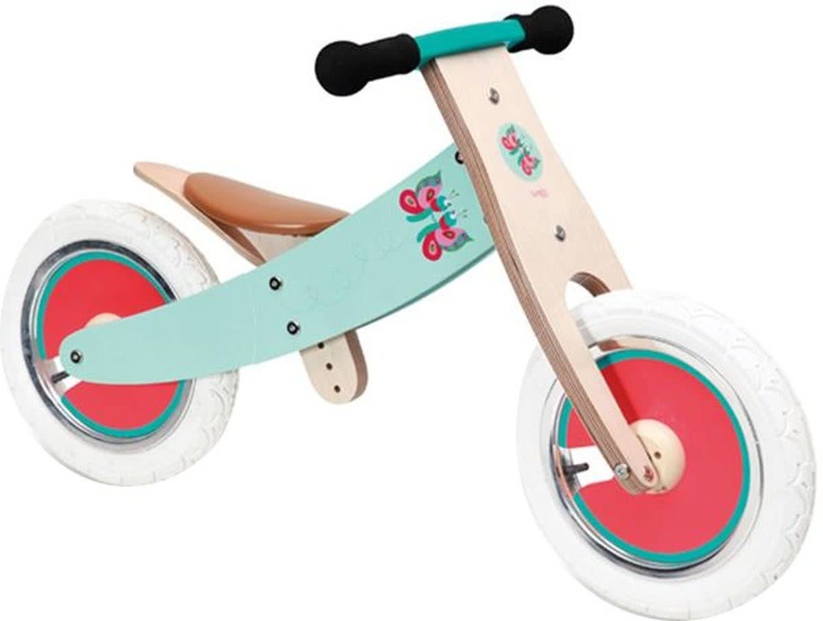 Scratch Balance Bike - Loopfiets - Meisjes - Turquoise - 12 Inch