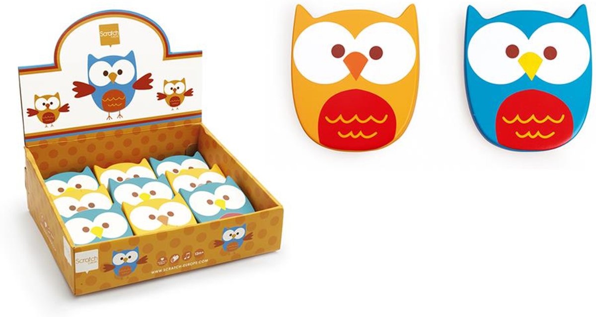 Scratch Muziekinstrument Shaker Uil Lou