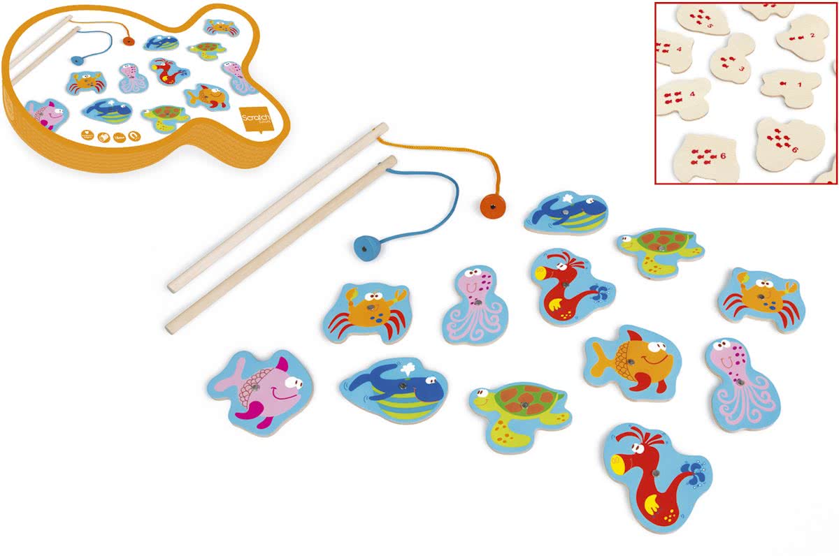 Scratch Spel Visspel Grappige Vissen