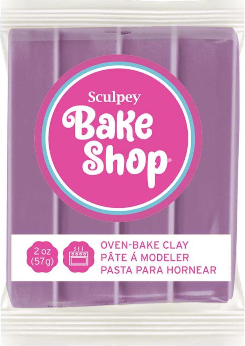 Bake shop purple - boetseerklei 57 gr - SCULPEY