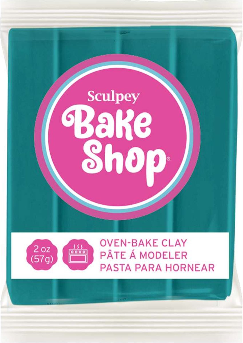 Bake shop turquoise - boetseerklei 57 gr - SCULPEY