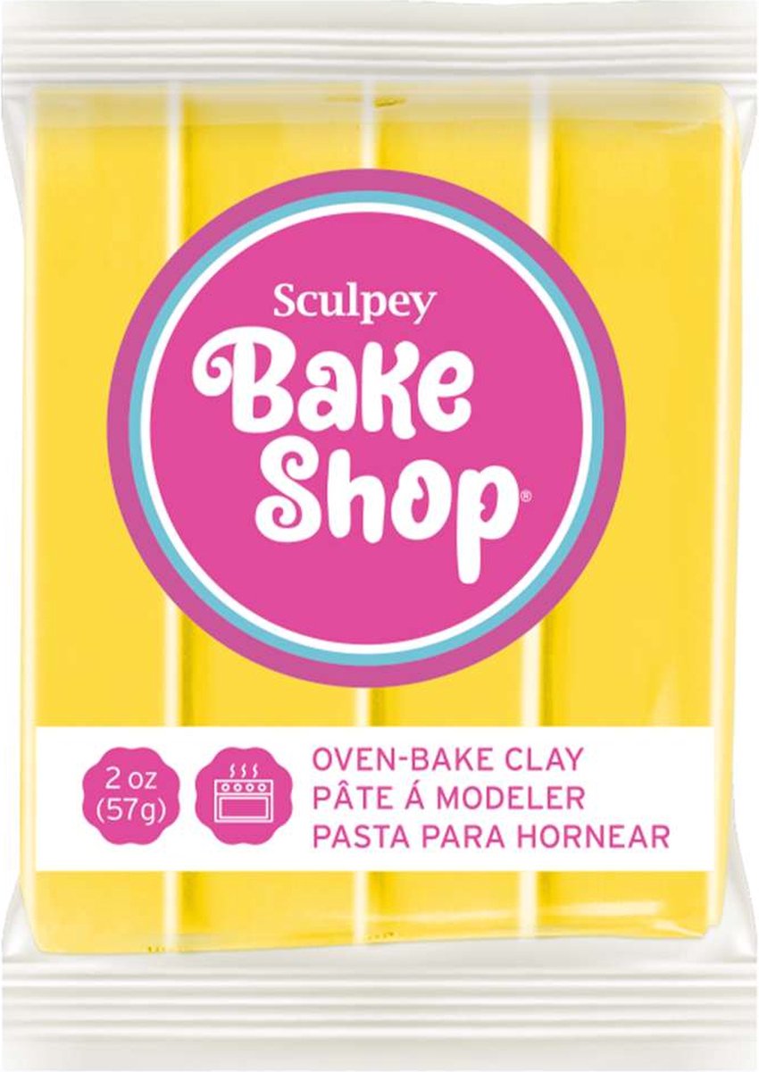 Bake shop yellow - boetseerklei 57 gr - SCULPEY