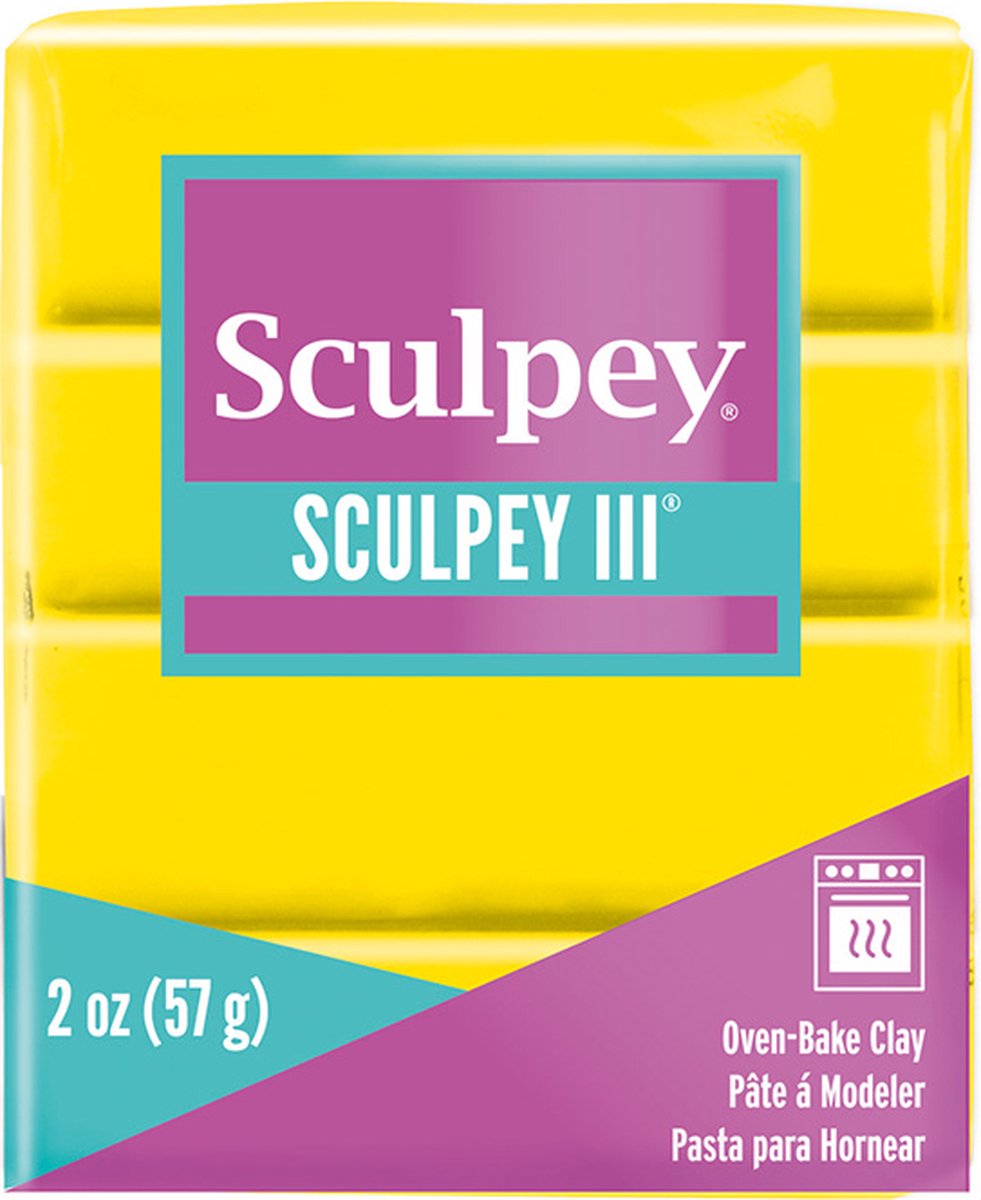 Klei III yellow - 57 gr - Sculpey