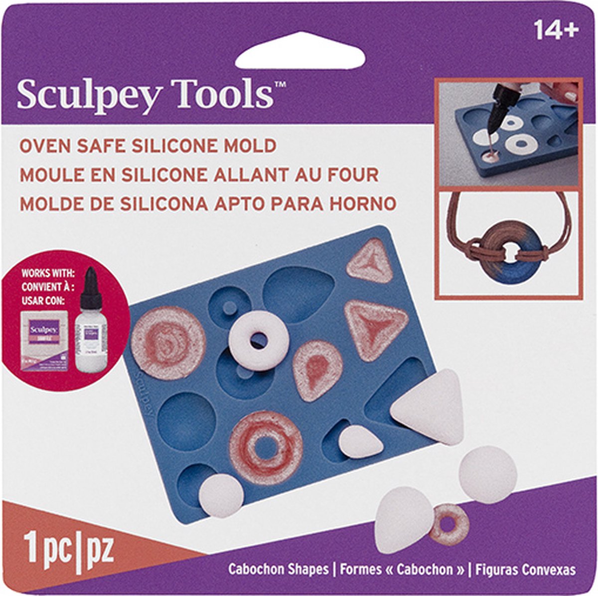 Siliconen mal cabochon - Sculpey