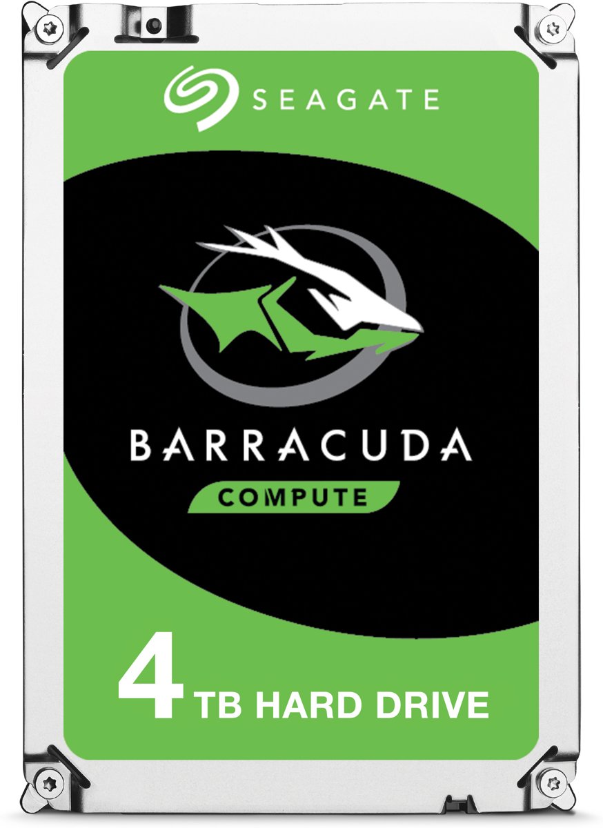 Seagate BarraCuda - Interne harde schijf - 4 TB