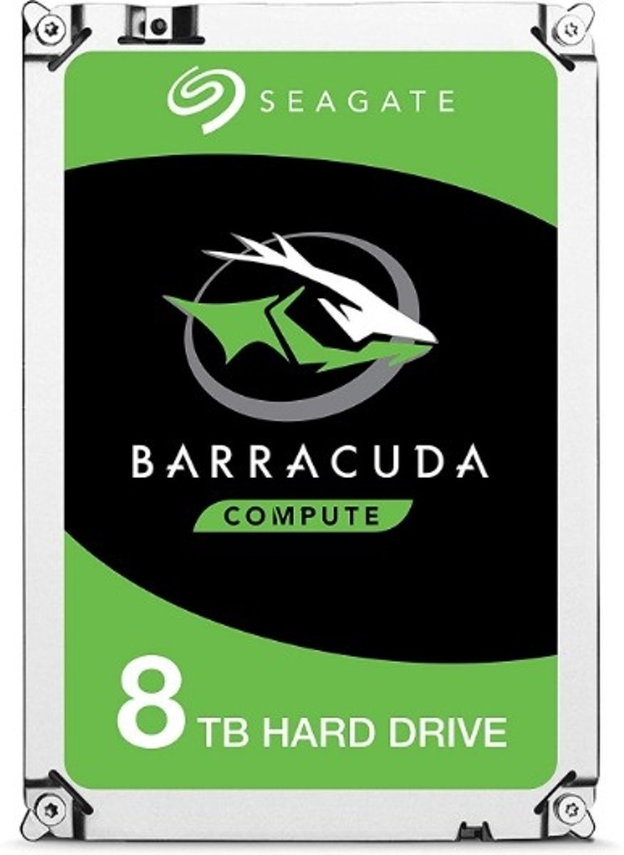 Seagate Barracuda ST8000DM004 interne harde schijf 3.5 8000 GB SATA III
