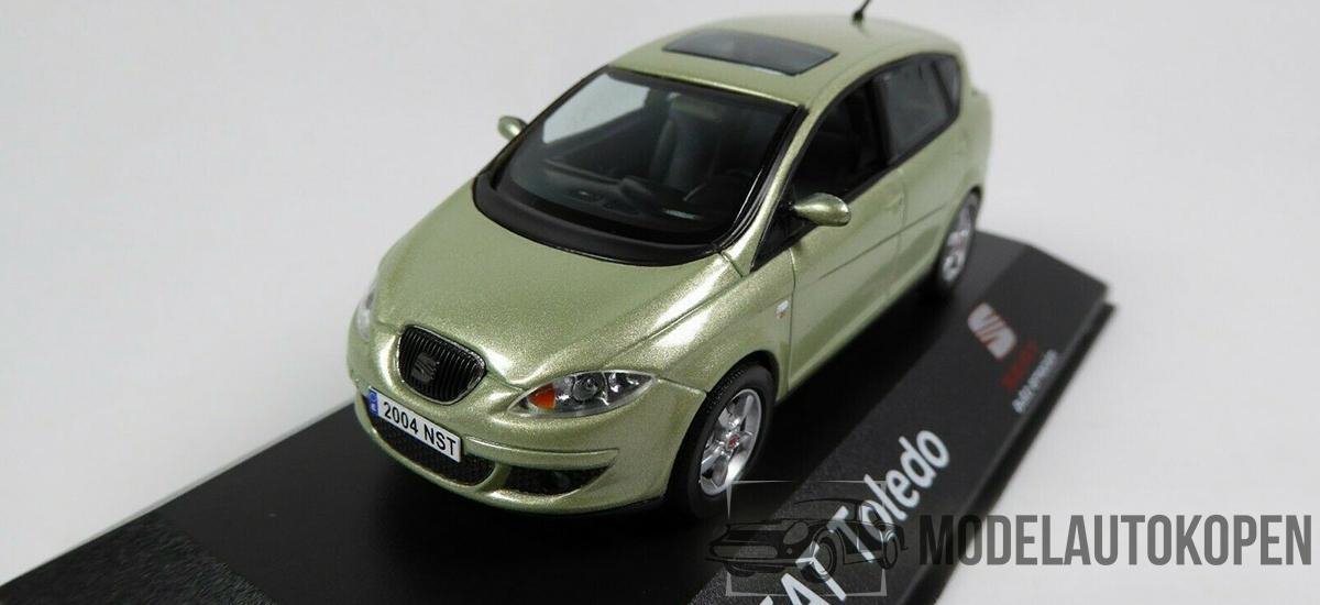 Seat Toledo III (Mint) 1/43 Dealermodel - Modelauto - Schaalmodel - Model auto - Miniatuurautos - Miniatuur auto