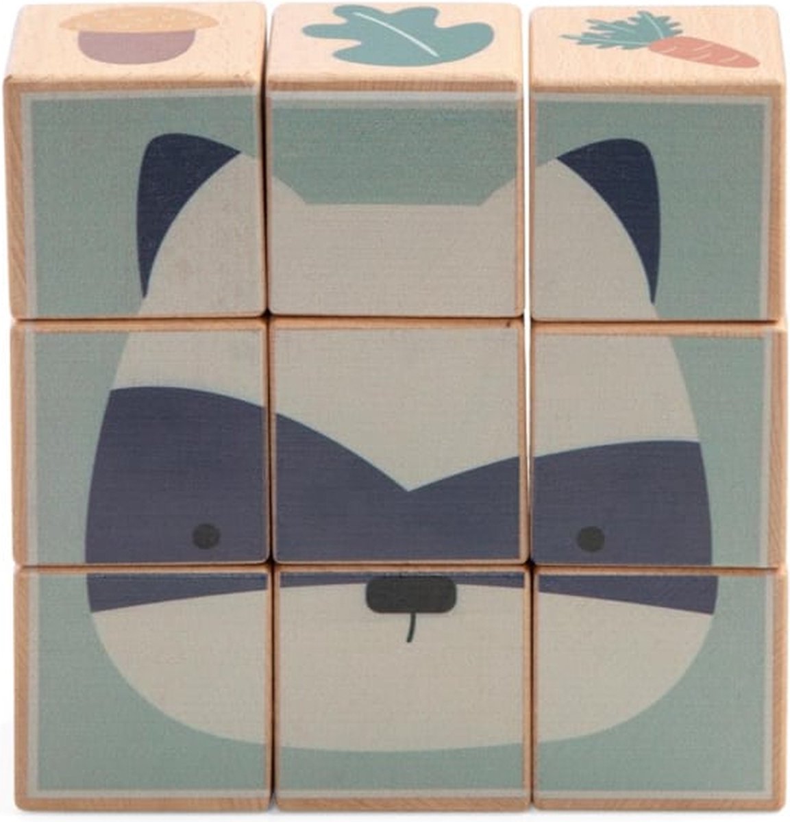 Sebra Houten Blokken Puzzel - Woodland +1jr OP=OP