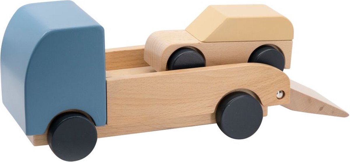 Sebra transport speelgoed vrachtwagen van hout