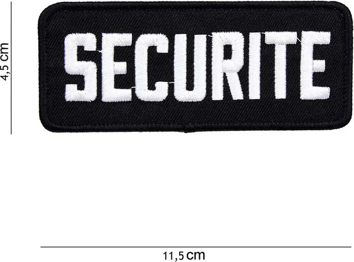 Embleem stof Securite