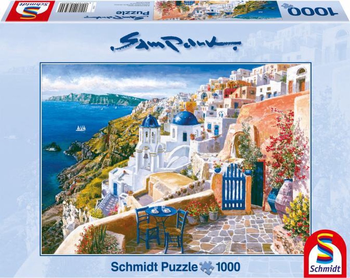 legpuzzel Santorini karton 1000 stukjes