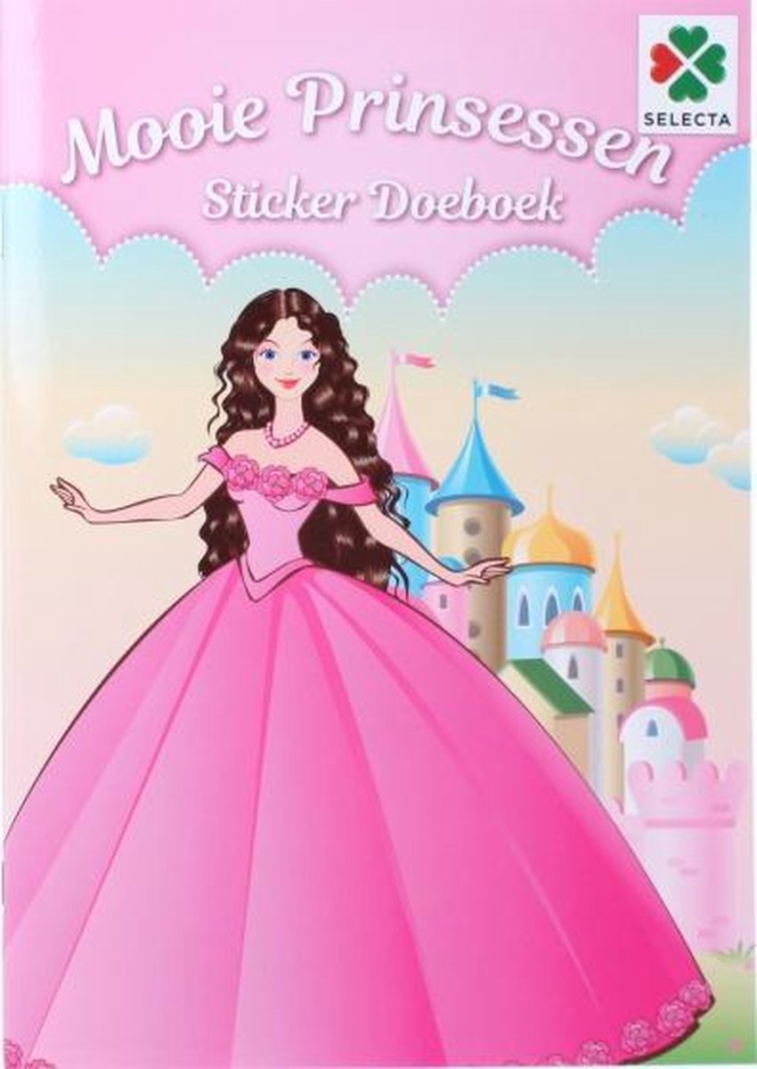 mooie prinsessen sticker doeboek