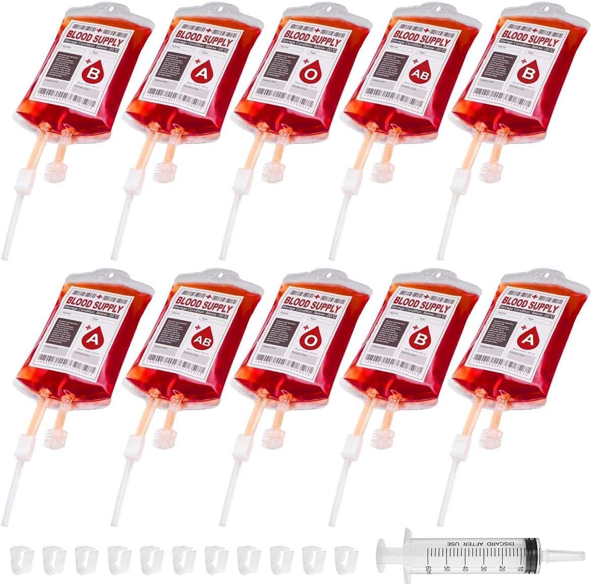 Selwo Halloween horror decoratie, party drank container, party decoratie, kostuum rekwisieten, 10 STKS.