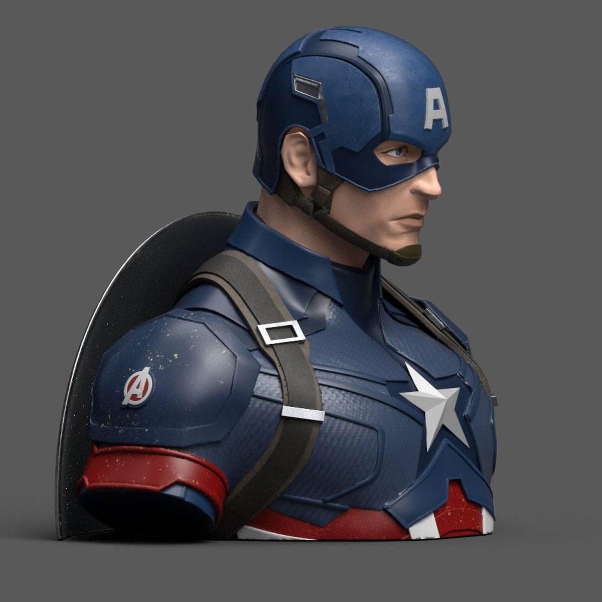 Marvel - Avengers Endgame Captain America Deluxe Coin Bank