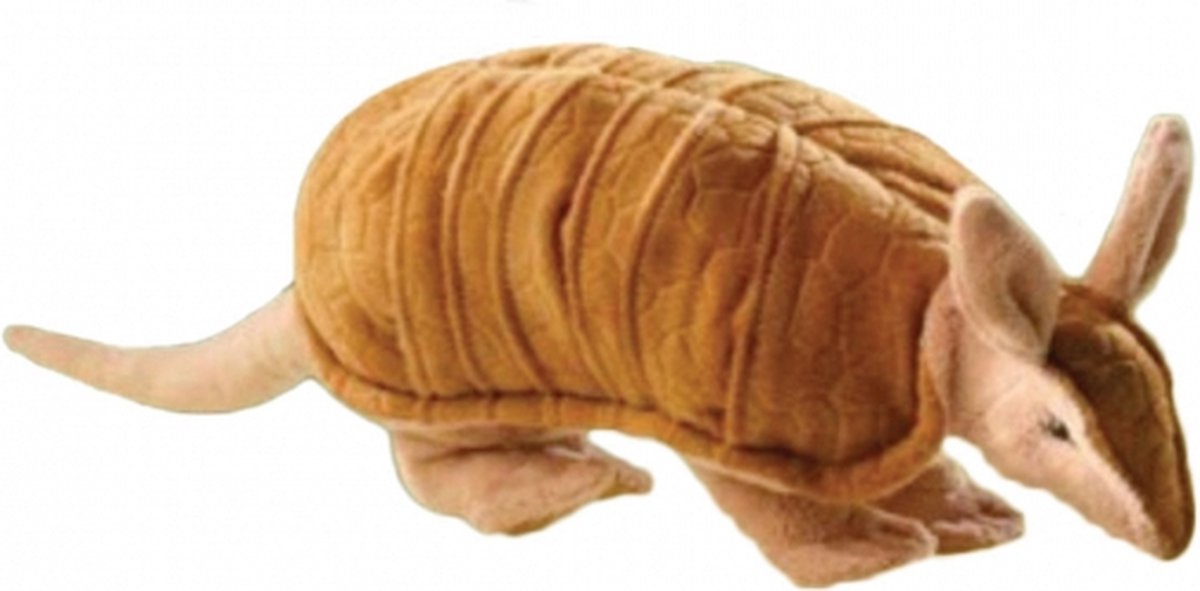 Pluche gordeldier knuffel 28 cm