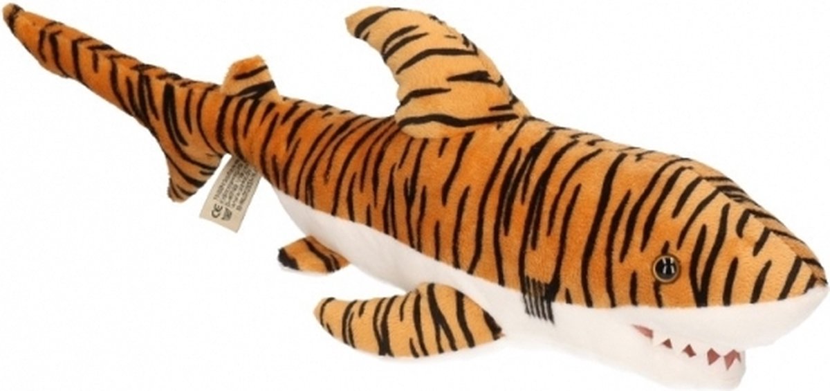 Pluche knuffel Tijgerhaai 43 cm